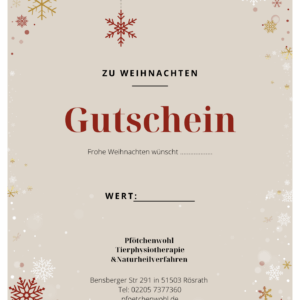 individuelle Geschenkgutschein